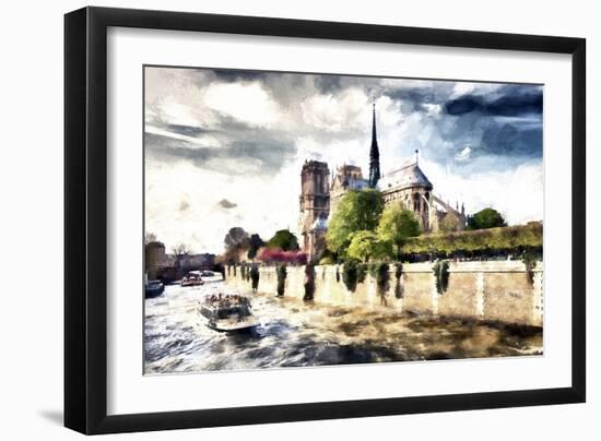 Notre Dame Cathedral Paris-Philippe Hugonnard-Framed Giclee Print