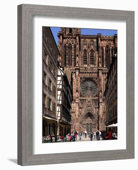 Notre Dame Cathedral, Strasbourg, Alsace, France, Europe-Richardson Peter-Framed Photographic Print