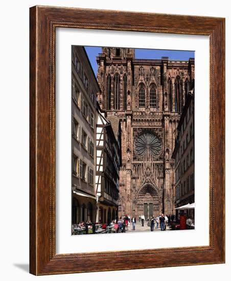 Notre Dame Cathedral, Strasbourg, Alsace, France, Europe-Richardson Peter-Framed Photographic Print