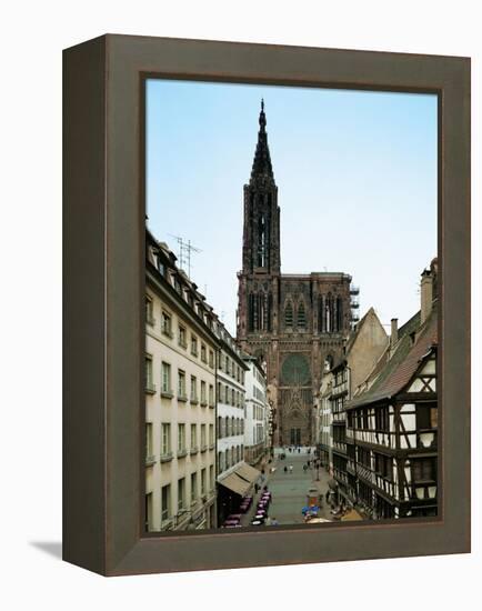 Notre Dame Cathedral, Strasbourg, Begun in Romanesque Style in 1015, Gothic Building, 1176-1439-null-Framed Premier Image Canvas