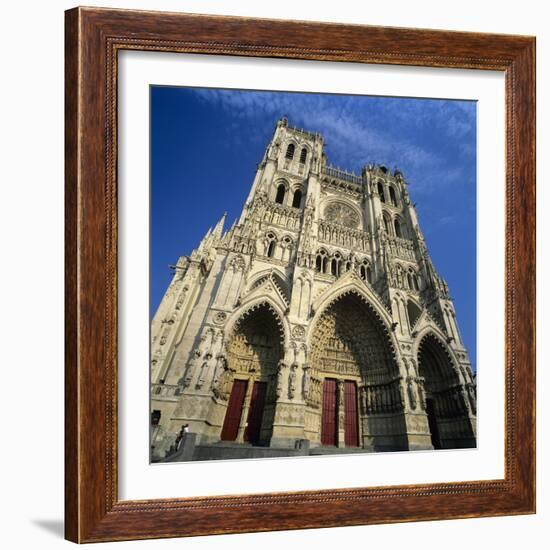 Notre Dame Cathedral, UNESCO World Heritage Site, Amiens, Picardy, France, Europe-Stuart Black-Framed Photographic Print