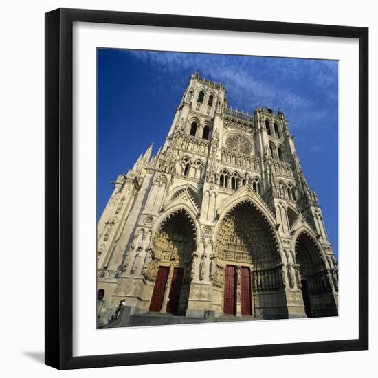 Notre Dame Cathedral, UNESCO World Heritage Site, Amiens, Picardy, France, Europe-Stuart Black-Framed Photographic Print