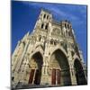 Notre Dame Cathedral, UNESCO World Heritage Site, Amiens, Picardy, France, Europe-Stuart Black-Mounted Photographic Print