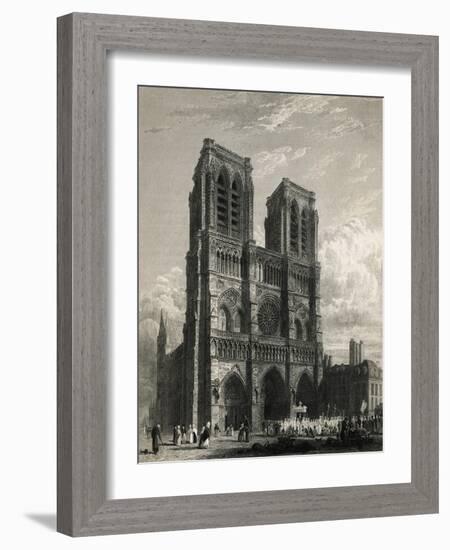 Notre Dame Cathedral-null-Framed Giclee Print