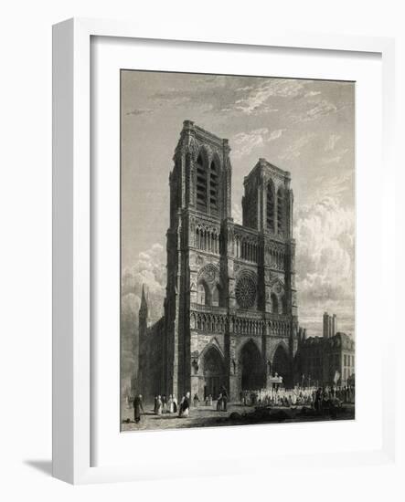 Notre Dame Cathedral-null-Framed Giclee Print