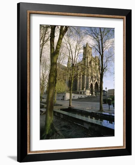 Notre Dame, Christian Cathedral, Amiens, Picardy, France, Europe-David Hughes-Framed Photographic Print