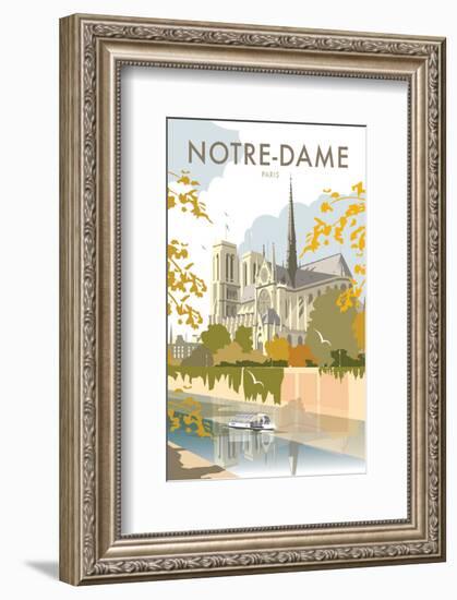 Notre Dame - Dave Thompson Contemporary Travel Print-Dave Thompson-Framed Giclee Print