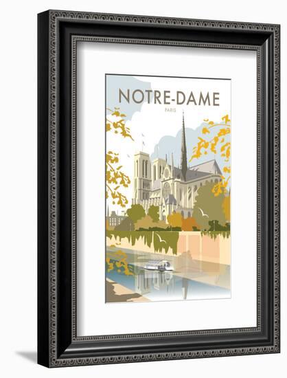 Notre Dame - Dave Thompson Contemporary Travel Print-Dave Thompson-Framed Giclee Print