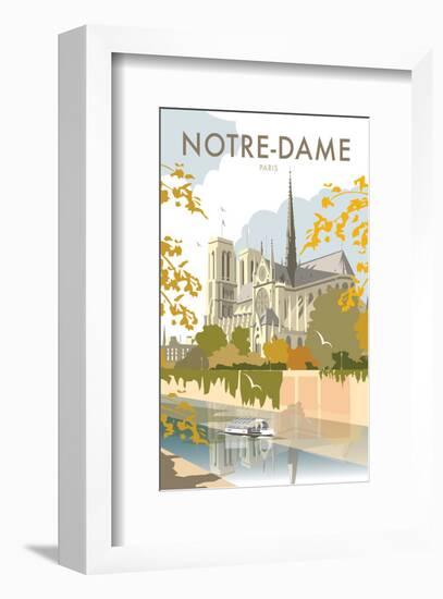 Notre Dame - Dave Thompson Contemporary Travel Print-Dave Thompson-Framed Giclee Print