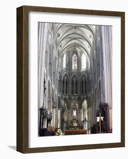 Notre Dame De Bayeux Cathedral Chancel, Bayeux, Normandy, France, Europe-null-Framed Photographic Print