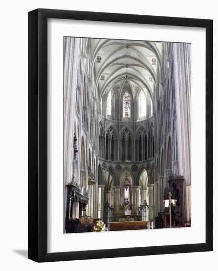 Notre Dame De Bayeux Cathedral Chancel, Bayeux, Normandy, France, Europe-null-Framed Photographic Print