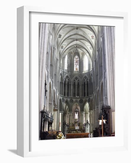 Notre Dame De Bayeux Cathedral Chancel, Bayeux, Normandy, France, Europe-null-Framed Photographic Print