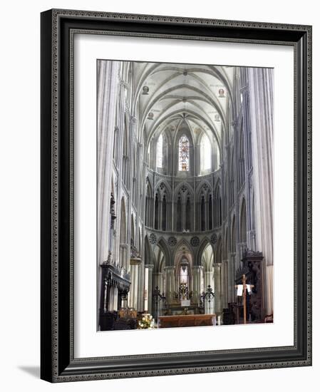 Notre Dame De Bayeux Cathedral Chancel, Bayeux, Normandy, France, Europe-null-Framed Photographic Print