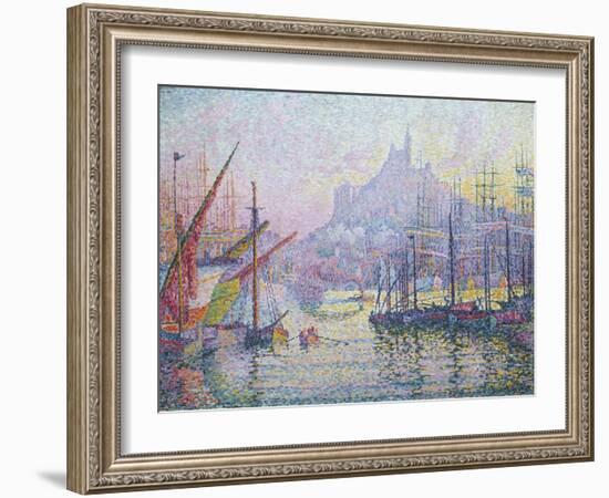 Notre-Dame-de-la-Garde (La Bonne-Mère), Marseilles, 1905-6-Paul Signac-Framed Giclee Print