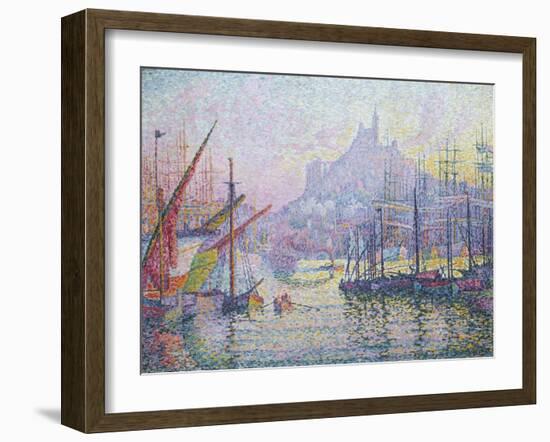 Notre-Dame-de-la-Garde (La Bonne-Mère), Marseilles, 1905-6-Paul Signac-Framed Giclee Print