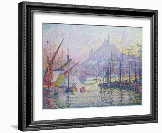 Notre-Dame-de-la-Garde (La Bonne-Mère), Marseilles, 1905-6-Paul Signac-Framed Giclee Print