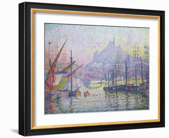 Notre-Dame-de-la-Garde (La Bonne-Mère), Marseilles, 1905-6-Paul Signac-Framed Giclee Print