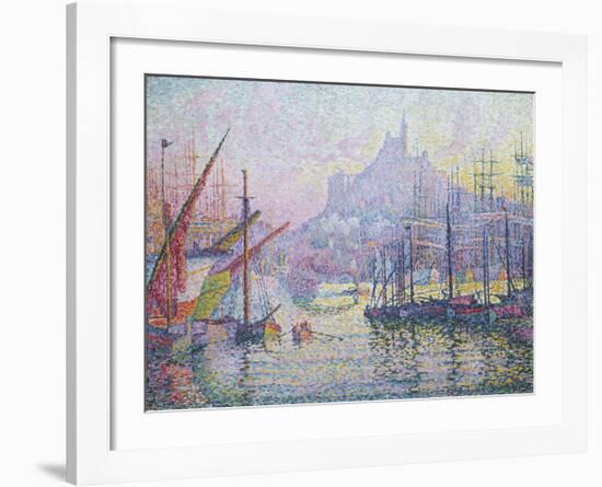 Notre-Dame-de-la-Garde (La Bonne-Mere), Marseilles-Paul Signac-Framed Premium Giclee Print