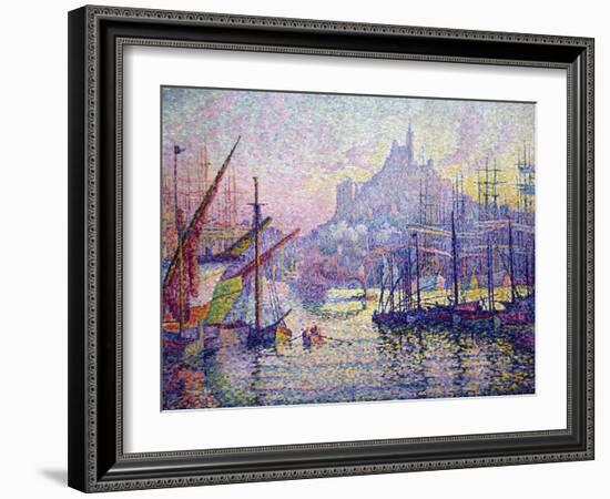 Notre-Dame-De-La-Garde (La Bonne-Mère), Marseilles-Paul Signac-Framed Art Print