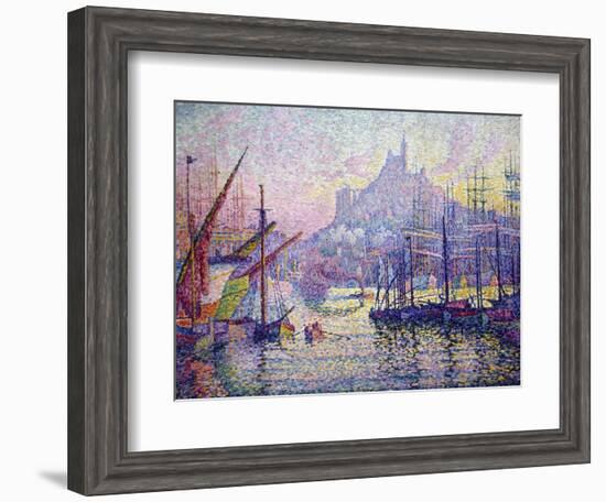 Notre-Dame-De-La-Garde (La Bonne-Mère), Marseilles-Paul Signac-Framed Art Print