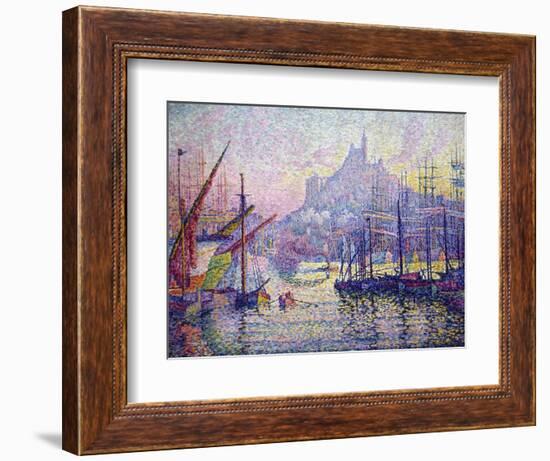 Notre-Dame-De-La-Garde (La Bonne-Mère), Marseilles-Paul Signac-Framed Art Print