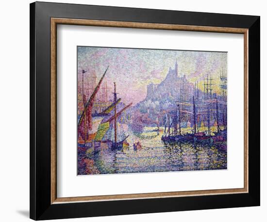 Notre-Dame-De-La-Garde (La Bonne-Mère), Marseilles-Paul Signac-Framed Art Print