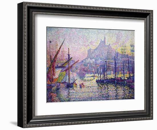 Notre-Dame-De-La-Garde (La Bonne-Mère), Marseilles-Paul Signac-Framed Art Print