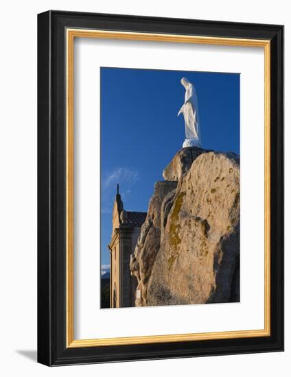 Notre Dame De La Serra Church at Dawn, Calvi, Corsica, France-Walter Bibikow-Framed Photographic Print