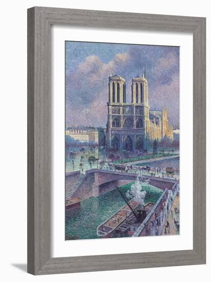 Notre-Dame De Paris, 1900-Maximilien Luce-Framed Giclee Print