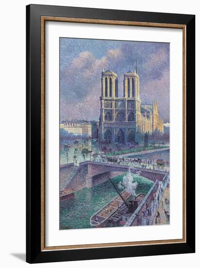 Notre-Dame De Paris, 1900-Maximilien Luce-Framed Giclee Print