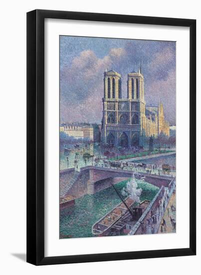 Notre-Dame De Paris, 1900-Maximilien Luce-Framed Giclee Print