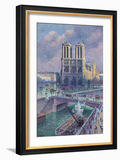 Notre-Dame De Paris, 1900-Maximilien Luce-Framed Giclee Print