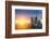 Notre Dame De Paris at Sunset-logoboom-Framed Photographic Print