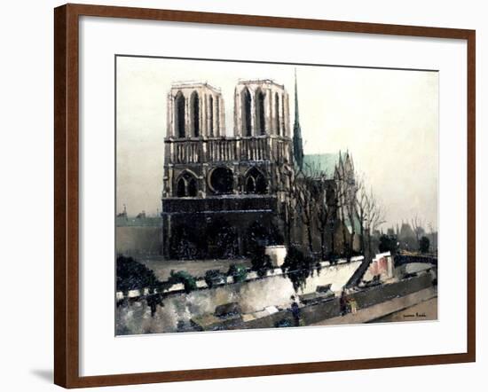 Notre Dame De Paris, C1900-1942-Pierre Hode-Framed Giclee Print