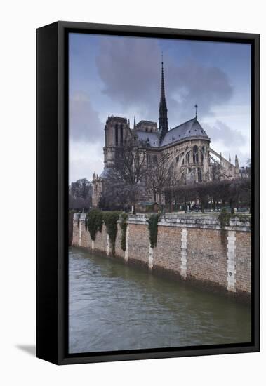 Notre Dame De Paris Cathedral, Paris, France, Europe-Julian Elliott-Framed Premier Image Canvas