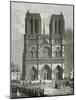 Notre Dame De Paris En 1642 - Illustration from Notre Dame De Paris, 19th Century-Eugene Emmanuel Viollet-le-Duc-Mounted Giclee Print