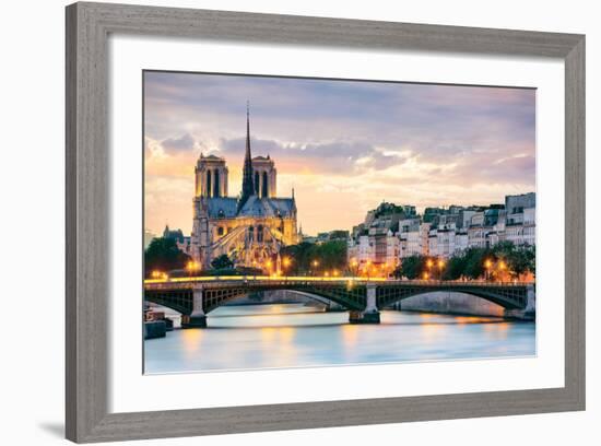 Notre Dame De Paris, France-beboy-Framed Photographic Print