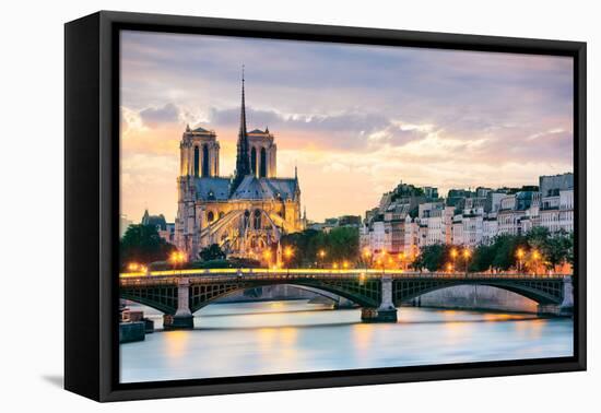 Notre Dame De Paris, France-beboy-Framed Premier Image Canvas