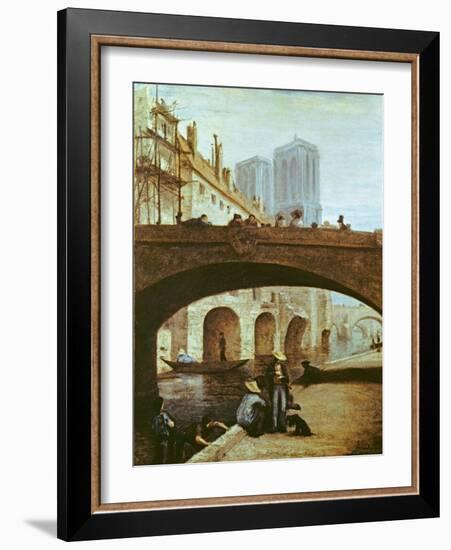 Notre-Dame De Paris-Honore Daumier-Framed Giclee Print