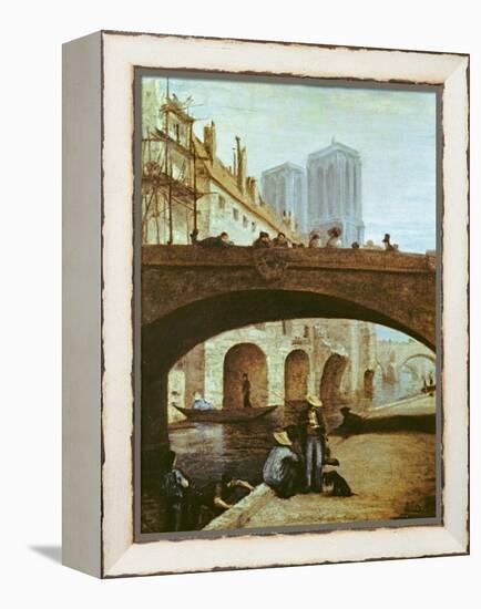 Notre-Dame De Paris-Honore Daumier-Framed Premier Image Canvas