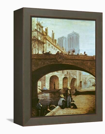 Notre-Dame De Paris-Honore Daumier-Framed Premier Image Canvas