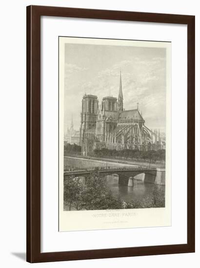 Notre-Dame, Paris-Alphonse Marie de Neuville-Framed Giclee Print