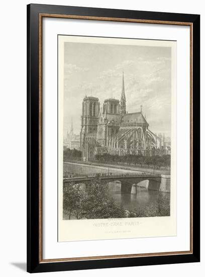 Notre-Dame, Paris-Alphonse Marie de Neuville-Framed Giclee Print