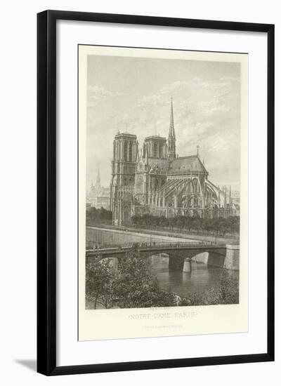 Notre-Dame, Paris-Alphonse Marie de Neuville-Framed Giclee Print