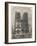 Notre Dame Plan after Eugene Viollet le Duc, who restored the cathedral in the mid-19th century-French School-Framed Giclee Print