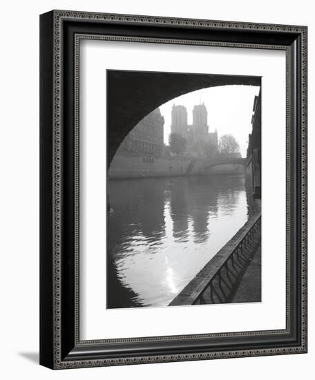 Notre Dame Reflection-Chris Bliss-Framed Art Print