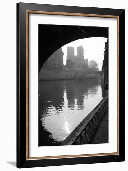 Notre Dame Reflection-Chris Bliss-Framed Photographic Print