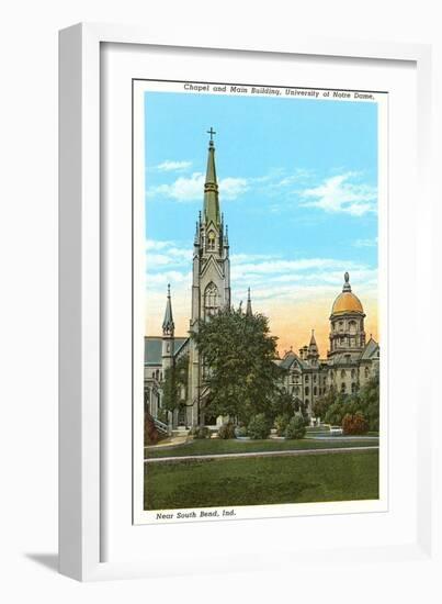 Notre Dame, South Bend, Indiana-null-Framed Premium Giclee Print