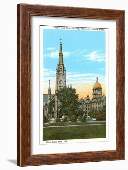 Notre Dame, South Bend, Indiana-null-Framed Art Print