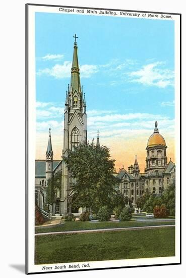 Notre Dame, South Bend, Indiana-null-Mounted Art Print